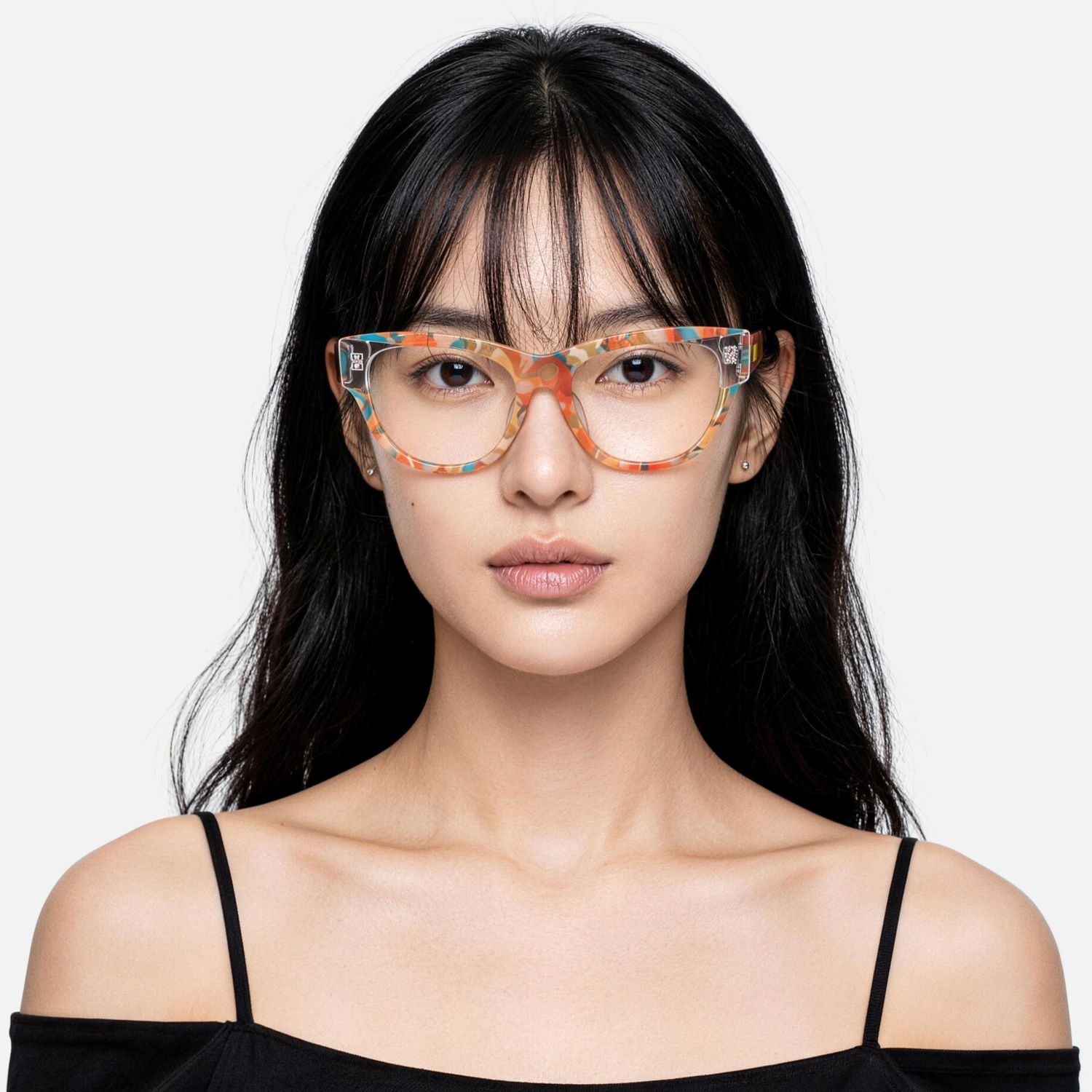 Explore the design story of Fusion - Cat Eye Floral Eyeglasses | Vooglam
