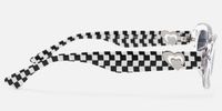 TADA - Oval Crystal Sunglasses | Vooglam Side View