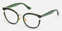 Retro Classic Hunter Green Glasses Cat Eye Shape