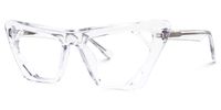 Cadogan - Cat Eye Crystal Eyeglasses | Vooglam Front View