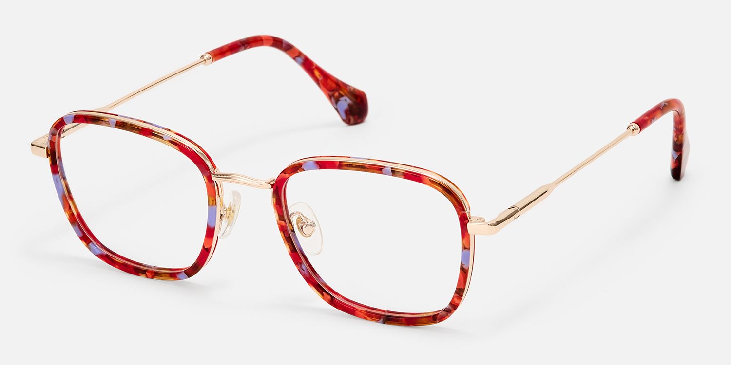 Sundance - Square Multicolor Eyeglasses | Vooglam Front View