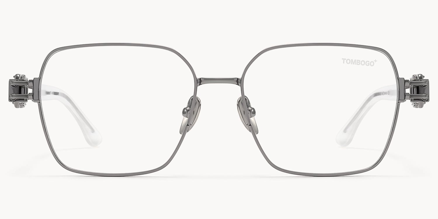 The Architect - Rectangle Black Eyeglasses - 1