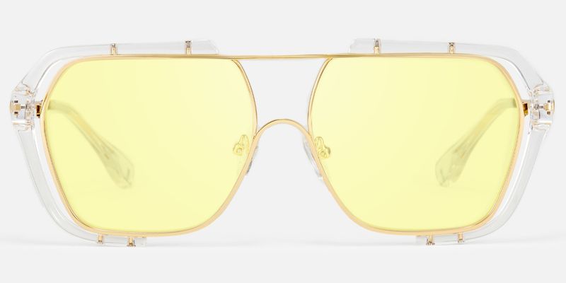 Porsha - Aviator Crystal Sunglasses