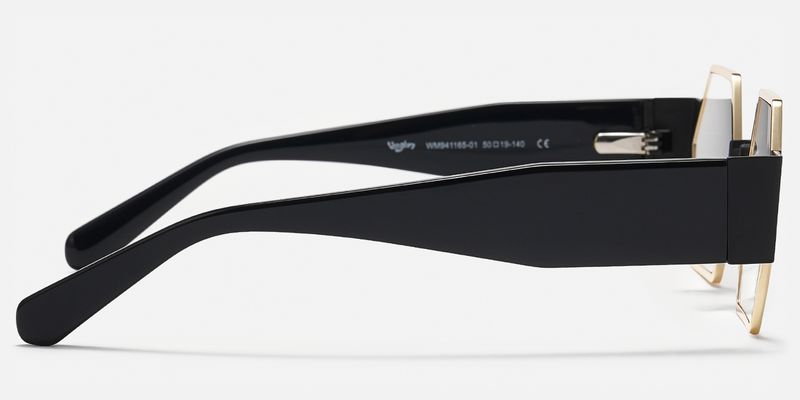 Lizzy - Geometric Gold Eyeglasses