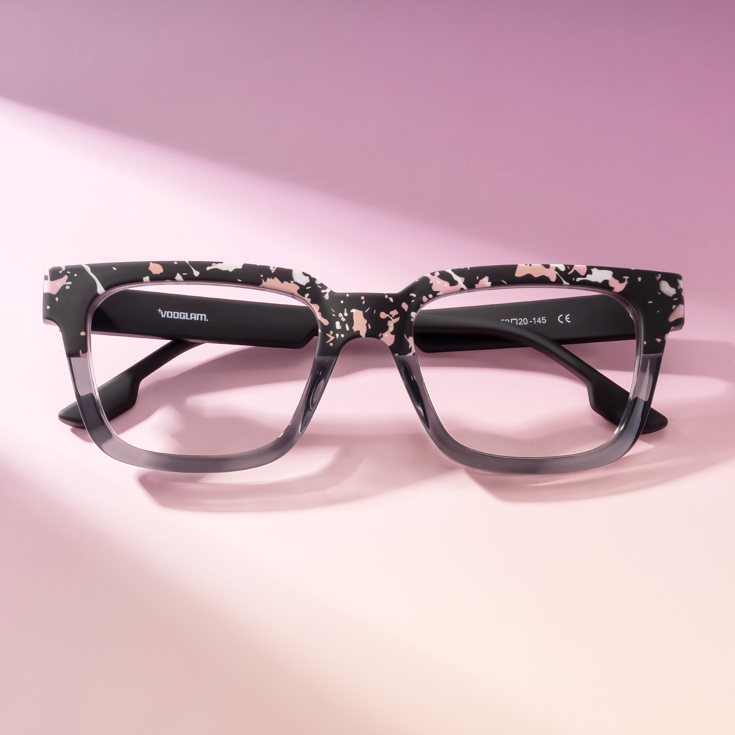 Strobe - Rectangle Two-tone Eyeglasses - 3