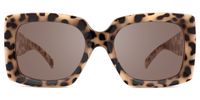 Borislav - Rectangle Animal Sunglasses | Vooglam Angle View