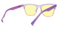 Polka - Square Purple Sunglasses - 3