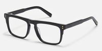 Charlotte - Rectangle Black Eyeglasses