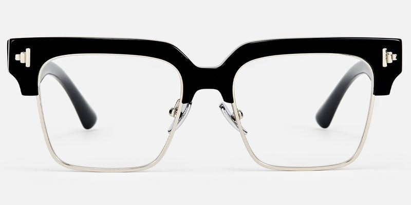 Nathifa - Browline Black Eyeglasses