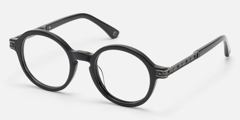 Lennon - Vintage Metal Black Retro Round Frames | Vooglam