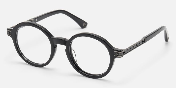 Lennon - Vintage Metal Black Retro Round Frames | Vooglam