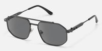 Ando - Aviator Black Sunglasses