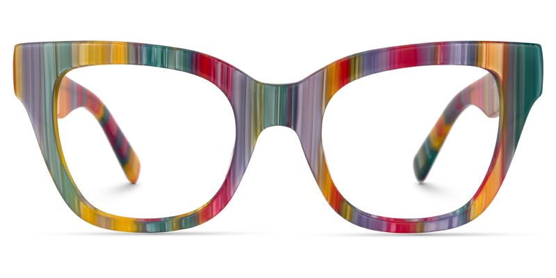 Adila - Rectangle Multicolor Eyeglasses