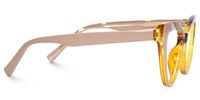 Calah - Cat Eye Yellow/Tortoise Eyeglasses | Vooglam