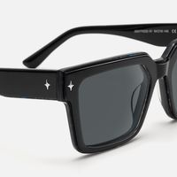 Havok - Rectangle Black Sunglasses | Vooglam Design Details