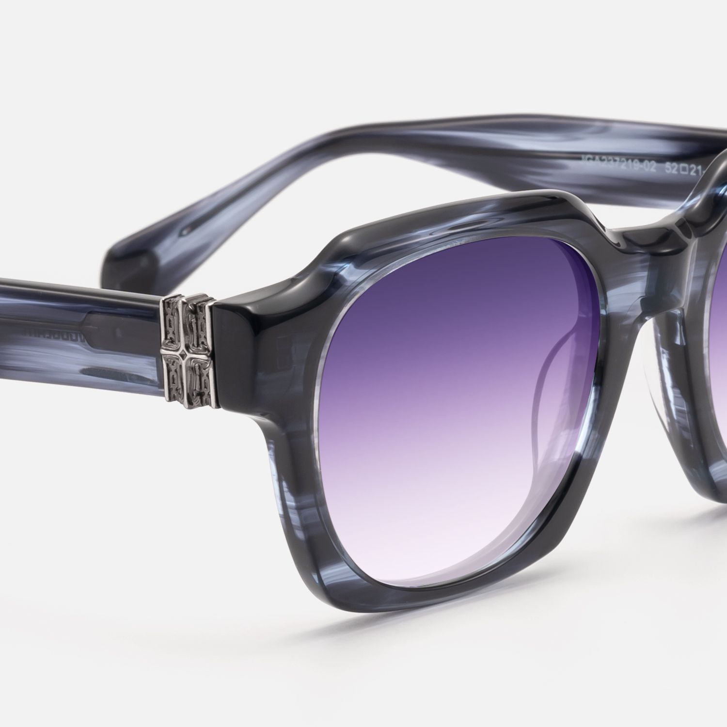 Vernon - Dark Blue Fluid Texture Gradient Shades | Vooglam Design Details