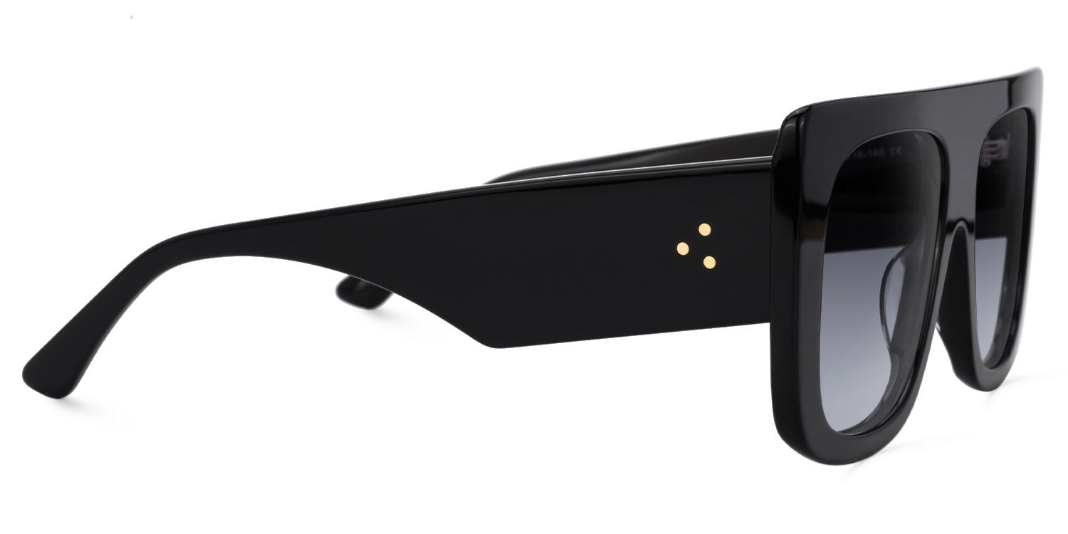 Hansel - Aviator Black Prescription Eyeglasses | Vooglam 4