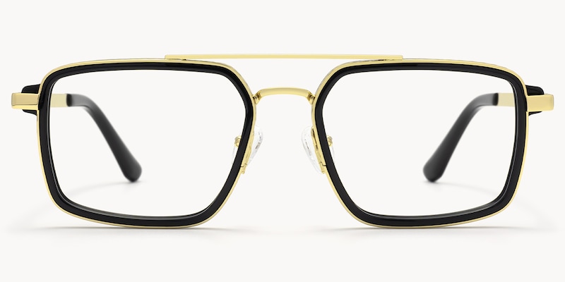 Navigator - Aviator Black Eyeglasses