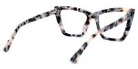 Lainer - Rectangle Tortoise Eyeglasses | Vooglam Side View