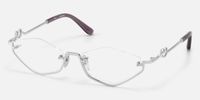 Niseko - Geometric Silver Eyeglasses