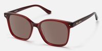 Spacek - Classic Square Red Tinted Sunglasses | Vooglam Front View
