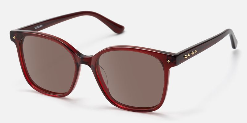 Spacek - Square Red Sunglasses