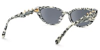 As If - Cat Eye Pattern Sunglasses - 5
