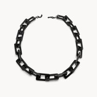 Black Acrylic Glasses Chains | Vooglam.com Angle View