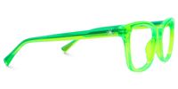 Coexist - Rectangle Green Eyeglasses | Vooglam 