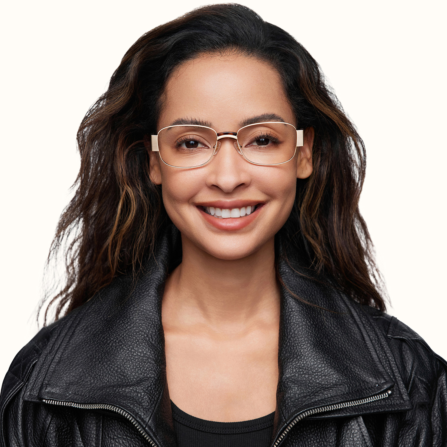 Nyame - Rectangle Gold Eyeglasses - 1