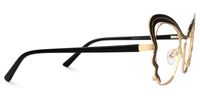 Adonia - Butterfly Black Eyeglasses | Vooglam 