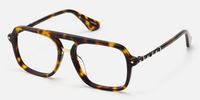 Marfa - Edgy Boho Aviator Tortoise Glasses | Vooglam Front View