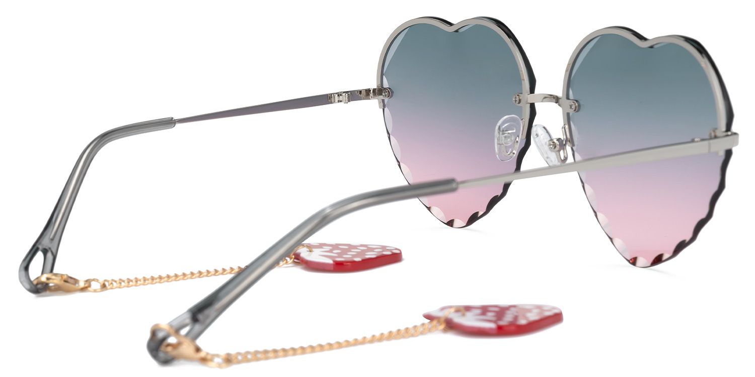 Eligio - Geometric Grey Sunglasses product detail 3