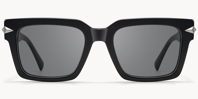 Covenant - Rectangle Black Sunglasses