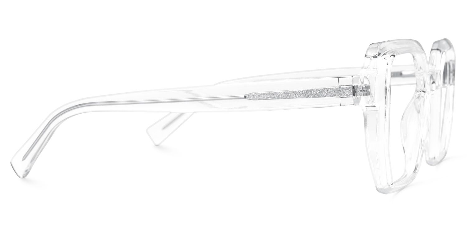 Junyin - Square Crystal Eyeglasses | Vooglam 4
