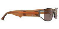 Riff - Rectangle Grey Sunglasses - 5