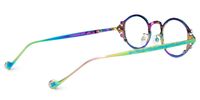 Callum - Oval Multicolor Eyeglasses | Vooglam Side View