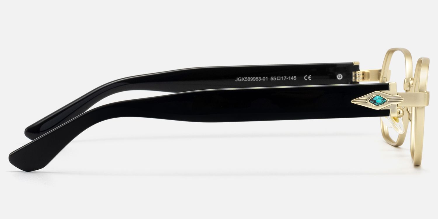 Orion - Geometric Gold Eyeglasses product detail 3