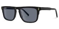 Charlotte - Rectangle Black Sunglasses - 2