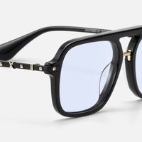 Marfa - Light Tint Aviator Black Sunglasses | Vooglam Design Details