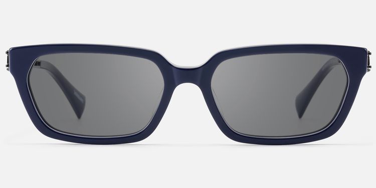Scarpa - Bold Blue Double Wire Sunglasses | Vooglam