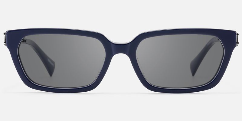 Scarpa - Bold Blue Double Wire Sunglasses | Vooglam