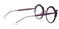 Norene Vintage Round Glasses with Elegant Filigree Design | Vooglam Side View