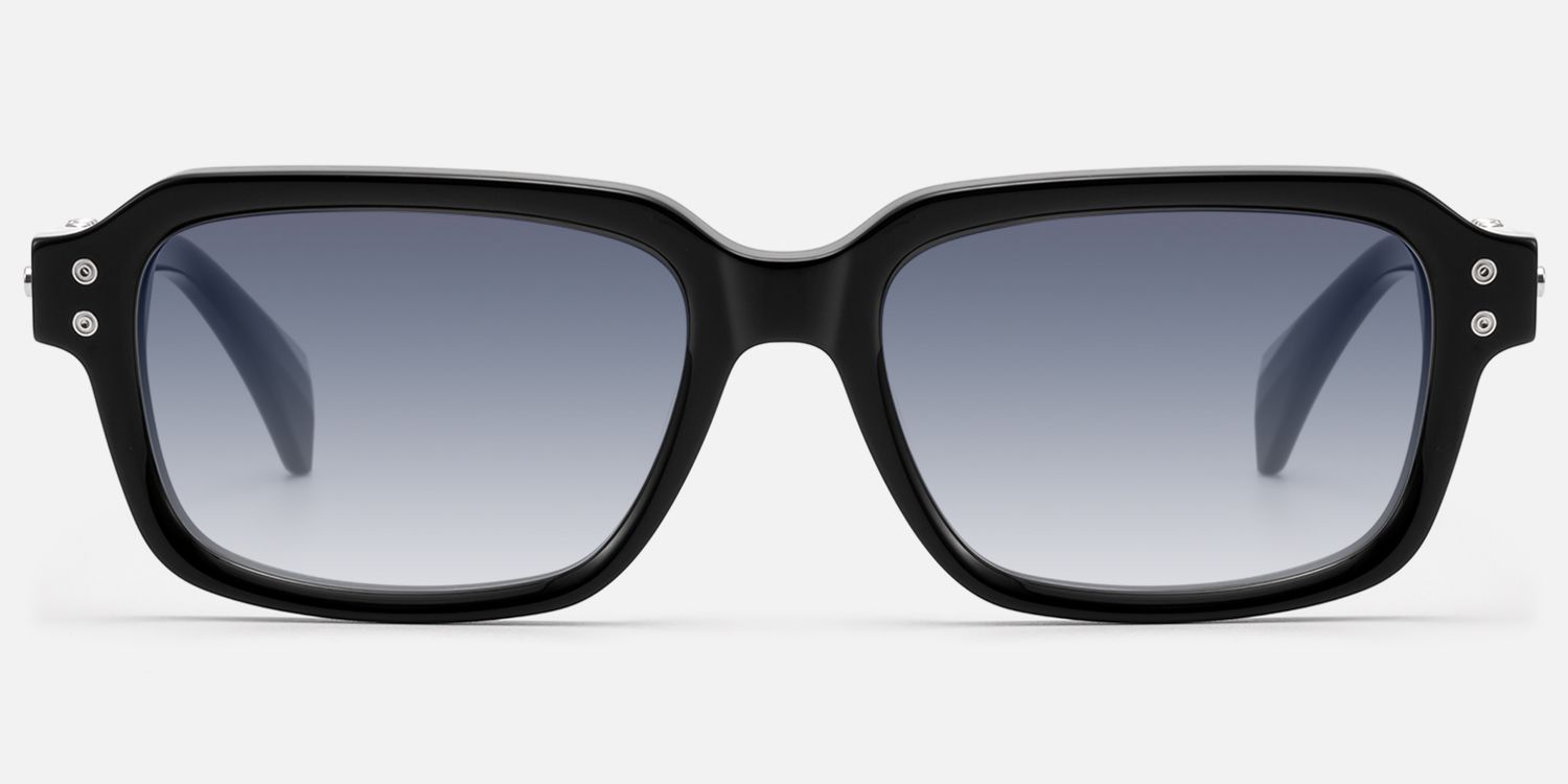 Anacortes - Black Gradient Guitar Temple Shades | Vooglam Angle View