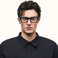 The Programmer - Rectangle Black Eyeglasses - 6