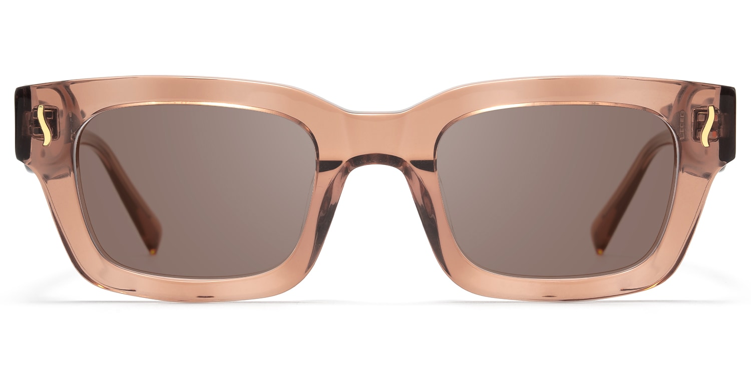 Wave - Cat Eye Brown Sunglasses - 1
