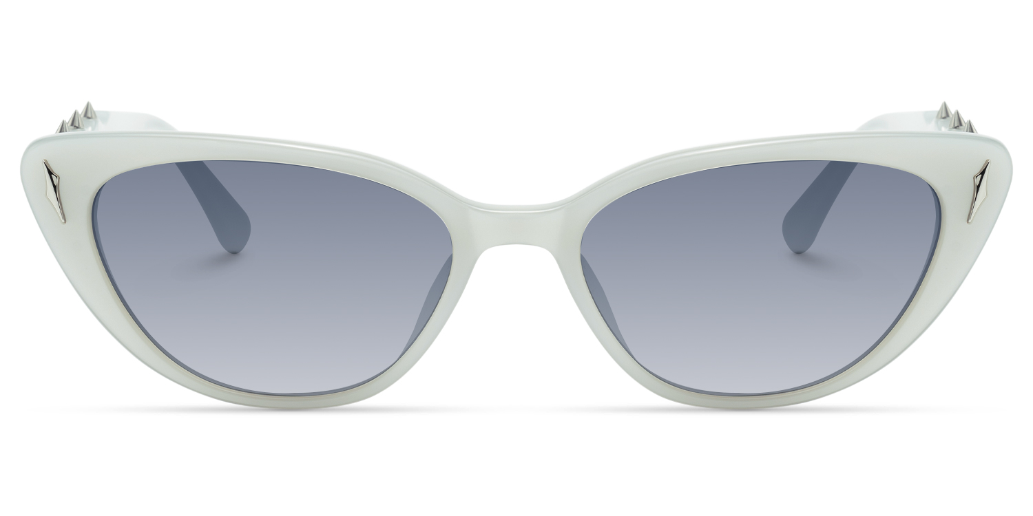 As If - Cat Eye Silver Sunglasses - 1