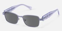 Toyo - Rectangle Purple Sunglasses