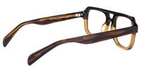 Eltanin - Aviator Brown Eyeglasses | Vooglam Side View