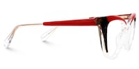 Eavan - Cat Eye Red/Tortoise Eyeglasses - 4